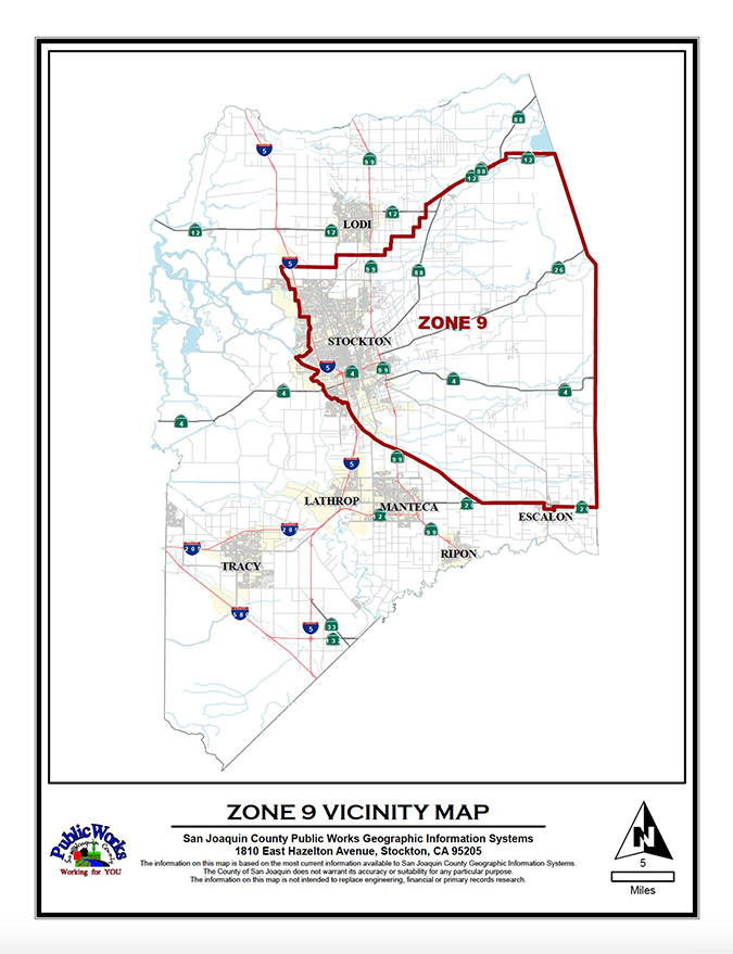 Zone 9 Vicinity Map